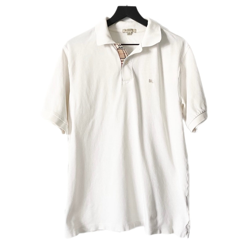 Burberry London White Polo Shirt